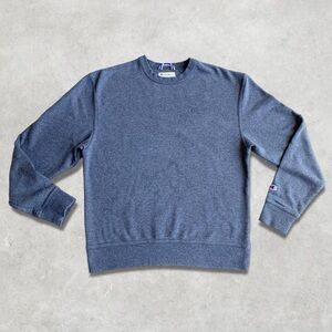 Vintage Grey Champion Reverse Weave Fleece Crew Neck Sweatshirt Size Medium